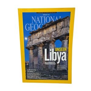 National Geographic Magazine February 2013 Unseen‎ Libya, Archaeology, Venom